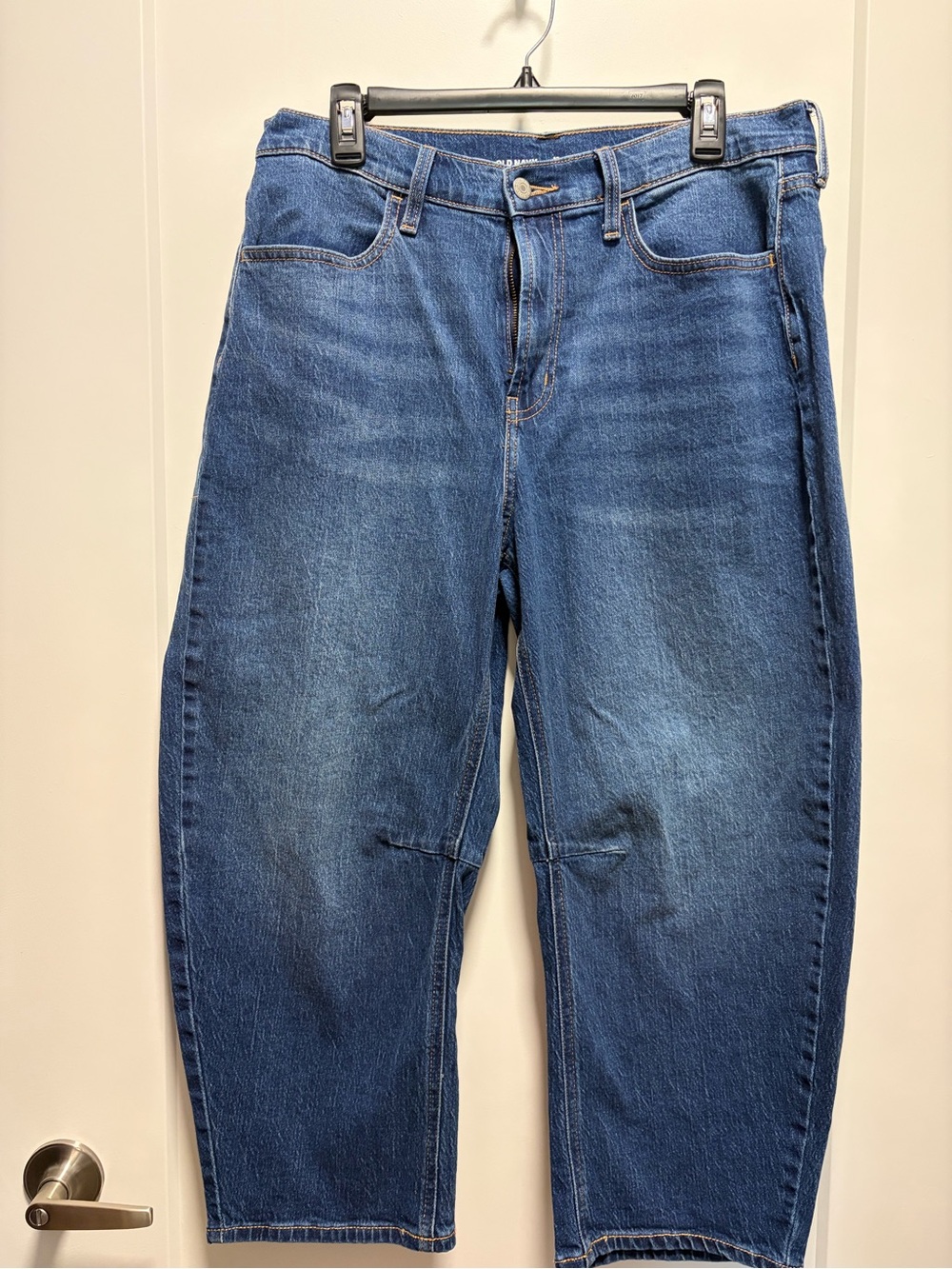 Old Navy Dark Blue Women's Barrel Jeans